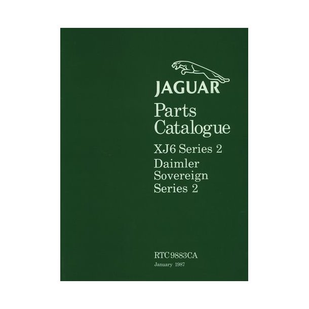 XJ6 Series 2 1974-1979 Parts Catalogue