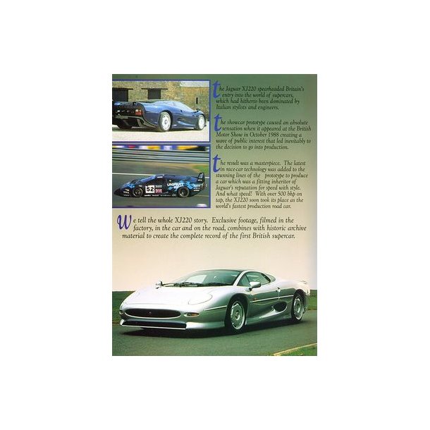 JAGUAR XJ220 Britain&acute;s First Supercar