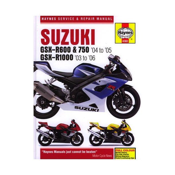 SUZUKI GSX-R600 & GSX-R750 2004-2005