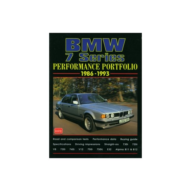 BMW 7 Series Performance Portfolio 1986-1993