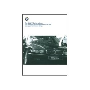 1999 The BMW 7 Series saloon