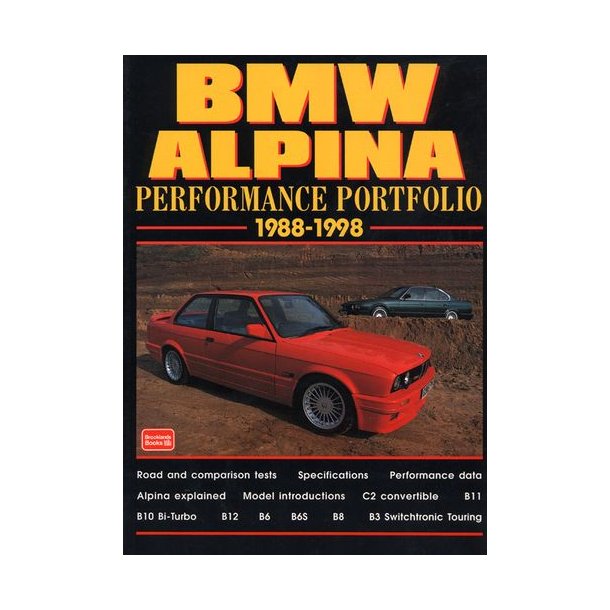 BMW ALPINA Performance Portfolio 1988-1998