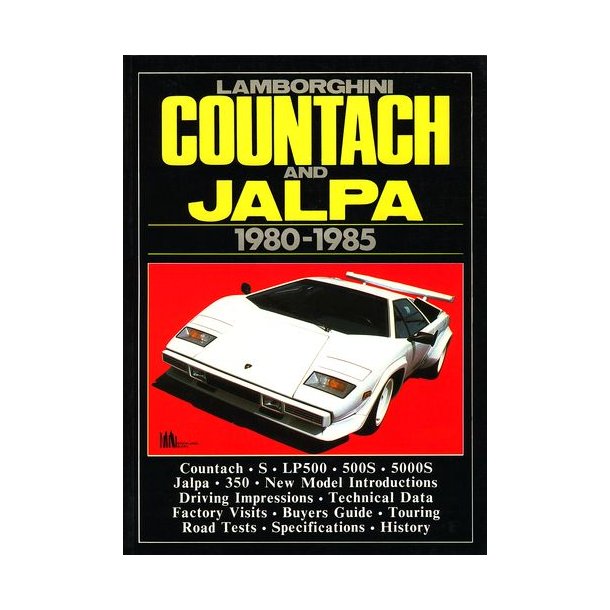 LAMBORGHINI Countach and Jalpa 1980-1985