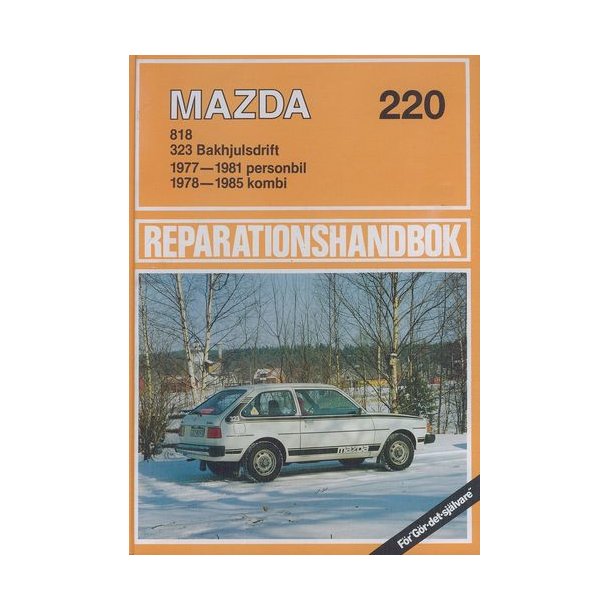MAZDA 818 323 1977-1981 &amp; 1978-1985 Kombi  SVENSK