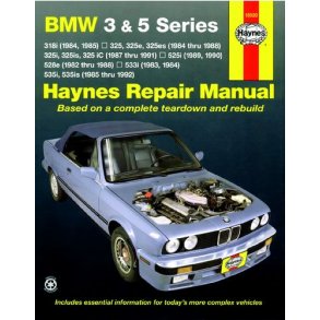 BMW 3-Series 1984-1991 & 5-Series 1982-1992