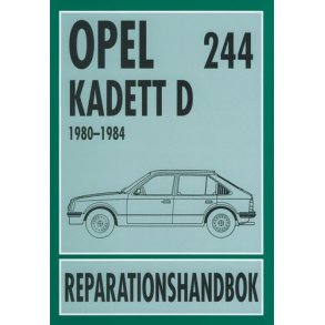 OPEL KADETT D 1980-1984  SVENSK