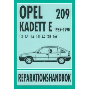 OPEL KADETT E 1985-1990  SVENSK 