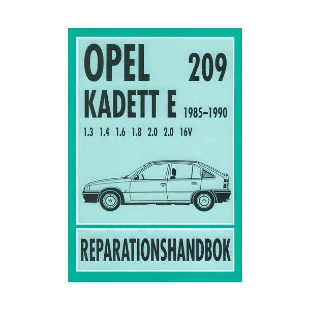 OPEL KADETT E 1985-1990  SVENSK 