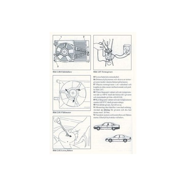 OPEL OMEGA A 1987-1994 & OMEGA B 1994-1997 SVENSK