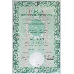 P.S.A. PEUGUOT- CITROEN