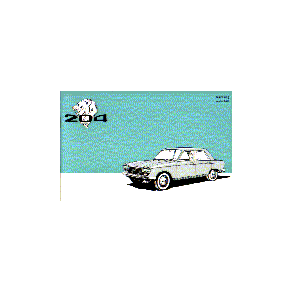 PEUGEOT 204 [Tryckt 1965]