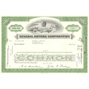 GENERAL MOTORS CORPORATION 1962 [grön]