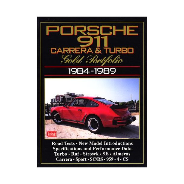 PORSCHE 911 CARRERA & TURBO Gold Portfolio 1984-89