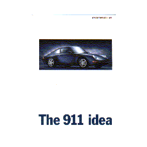 1996 Die Idee PORSCHE 911