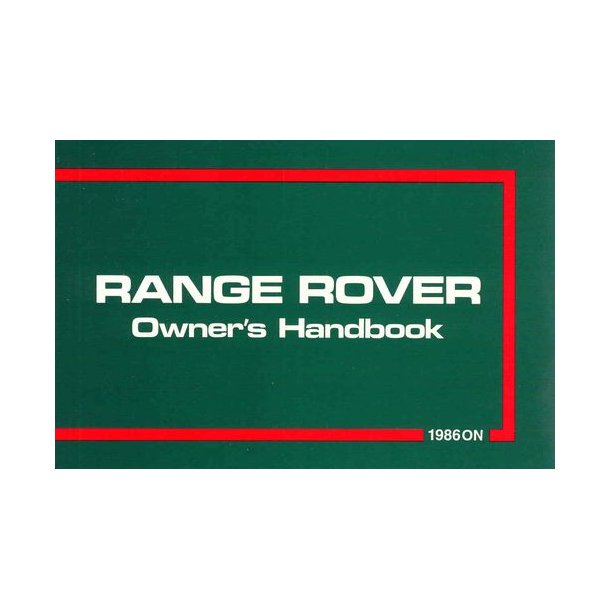 RANGE ROVER 1986-1987