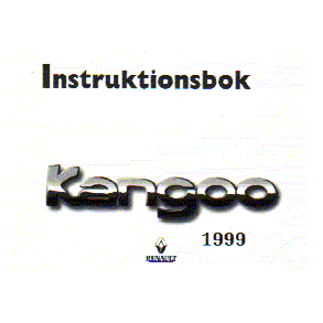 RENAULT KANGOO 1999-2000 [Svensk]