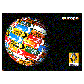 RENAULT EUROPE [Flerspråkig - inkl svenska]
