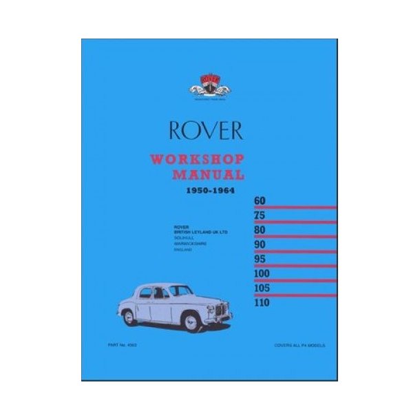 ROVER [P4] 60, 75, 80, 90, 95, 100, 105 & 110