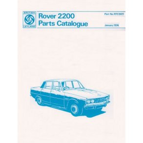 ROVER 2200 [P6] Parts Catalogue