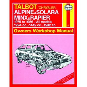 TALBOT-CHRYSLER ALPINE & SOLARA, MINX & RAPIER