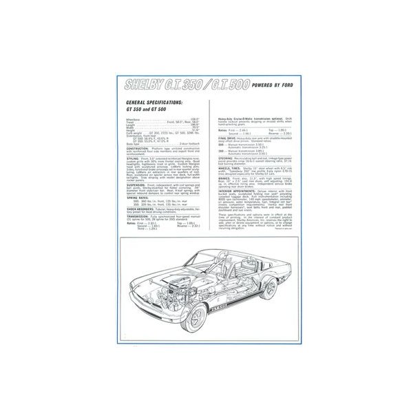 SHELBY MUSTANG 1965-1970