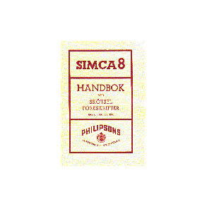 SIMCA 8 MODELL 1100 & 1200