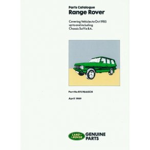 RANGE ROVER Parts Catalogue 1970-1985