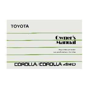 TOYOTA COROLLA & COROLLA 4WD