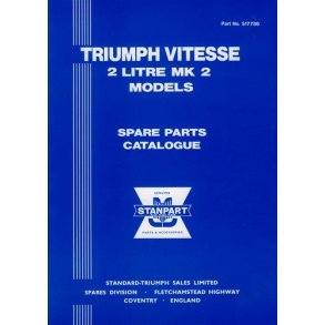 TRIUMPH VITESSE 2-Litre Mk 2 Parts Catalogue
