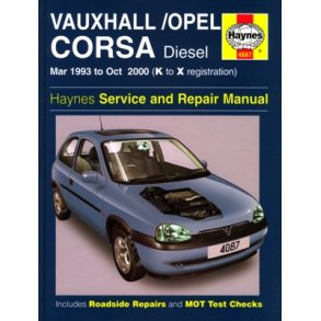 VAUXHALL/OPEL CORSA [diesel] 1993-2000