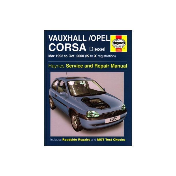 VAUXHALL/OPEL CORSA [diesel] 1993-2000