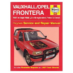 VAUXHALL/OPEL FRONTERA [bensin & diesel] 1991-1998