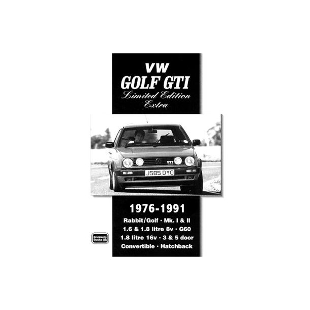 VW GOLF GTI Limited Edition Extra 1976-1991