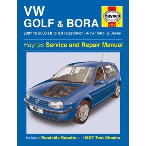 VW GOLF & BORA [bensin & diesel] 2001-2003