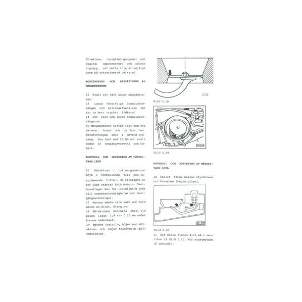 VW PASSAT / SANTANA 1981-1988  SVENSK