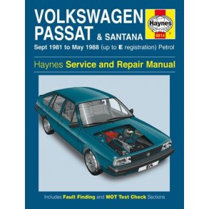 VW PASSAT & SANTANA [bensin] 1981-1988 [Engelsk]