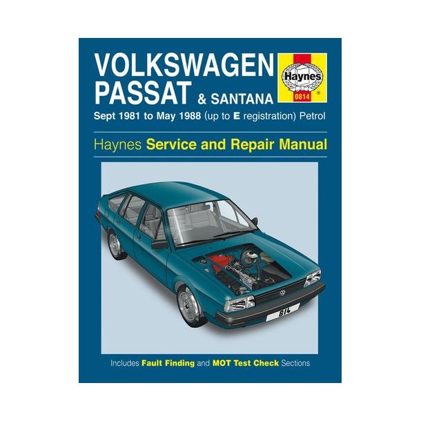 VW PASSAT &amp; SANTANA [bensin] 1981-1988 [Engelsk]