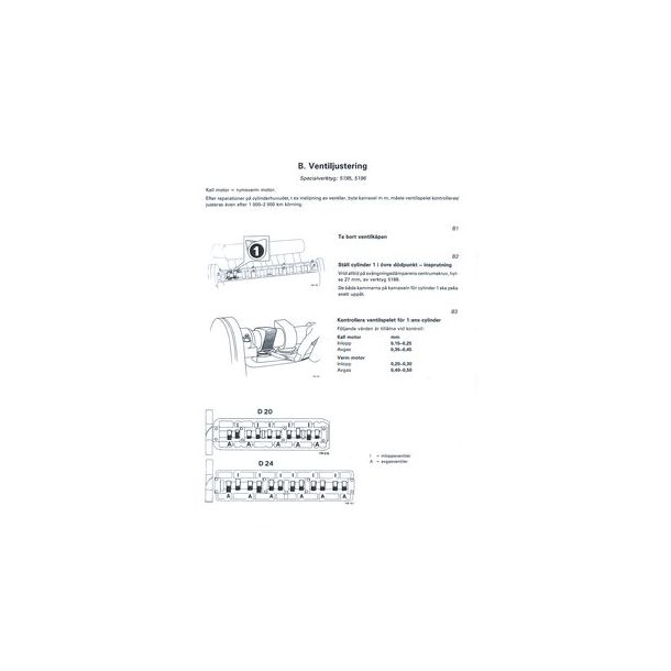 5- & 6-cyl diesel - Reparation och underh&aring;ll
