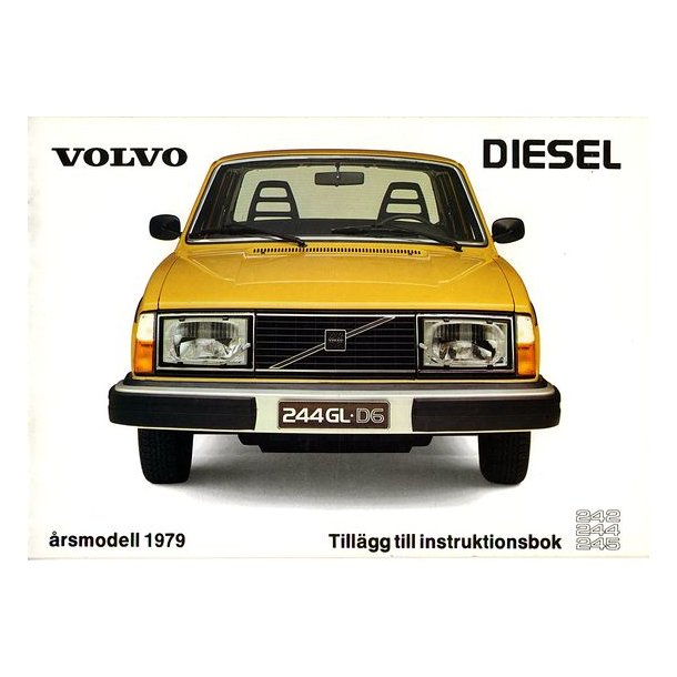VOLVO 1979 242, 244 & 245 Diesel 