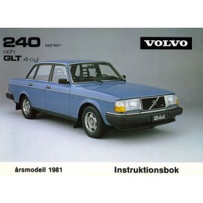 VOLVO 1981 240 Serien och GLT, 4 cyl. 