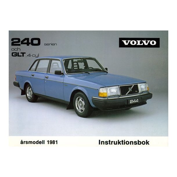 VOLVO 1981 240 Serien och GLT, 4 cyl. 