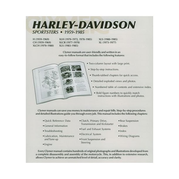 HARLEY-DAVIDSON Sportsters 1959-1985