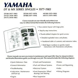 YAMAHA DT &amp; MX Singles 1977-1983
