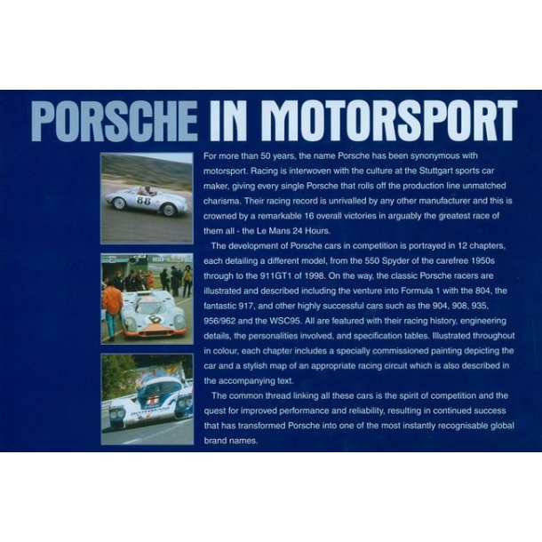 PORSCHE IN MOTORSPORT - The First Fifty Years