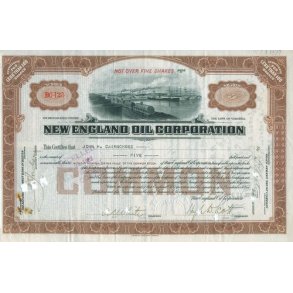 NEW ENGLAND OIL COMPANY [1921]