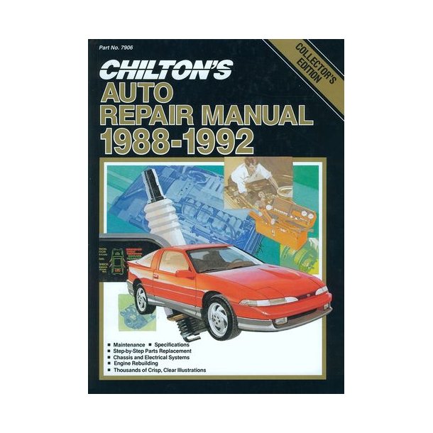 Chilton's Auto Repair Manual 1988-1992