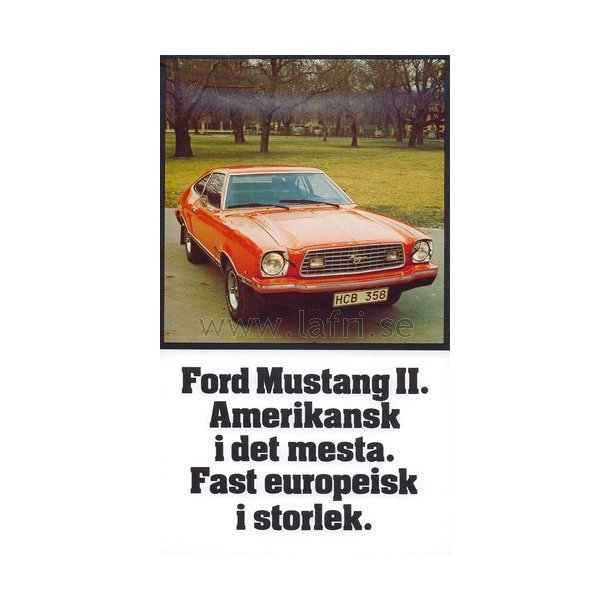 1975 Mustang II Mach I V8
