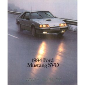 1984 Mustang SVO