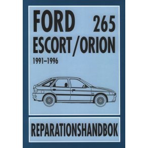 FORD ESCORT & ORION 1991-1996  SVENSK