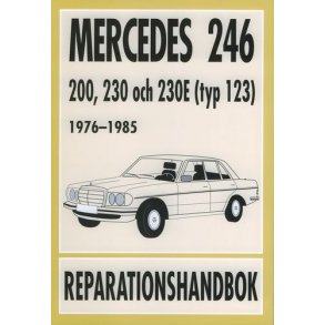MERCEDES BENSIN 200, 230 & 230E Typ 123 1976-1985